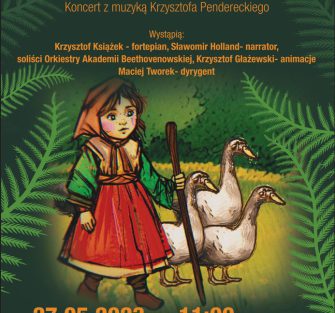 (Polski) Zapraszamy na koncert dla dzieci z muzyką Krzysztofa Pendereckiego